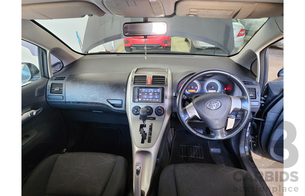 09/2007 Toyota Corolla Conquest ZRE152R 5d Hatchback Black 1.8L
