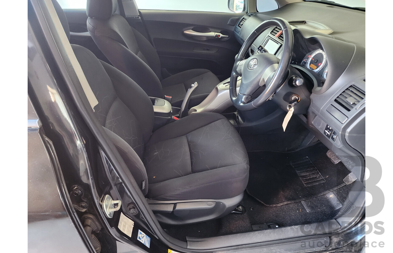 09/2007 Toyota Corolla Conquest ZRE152R 5d Hatchback Black 1.8L
