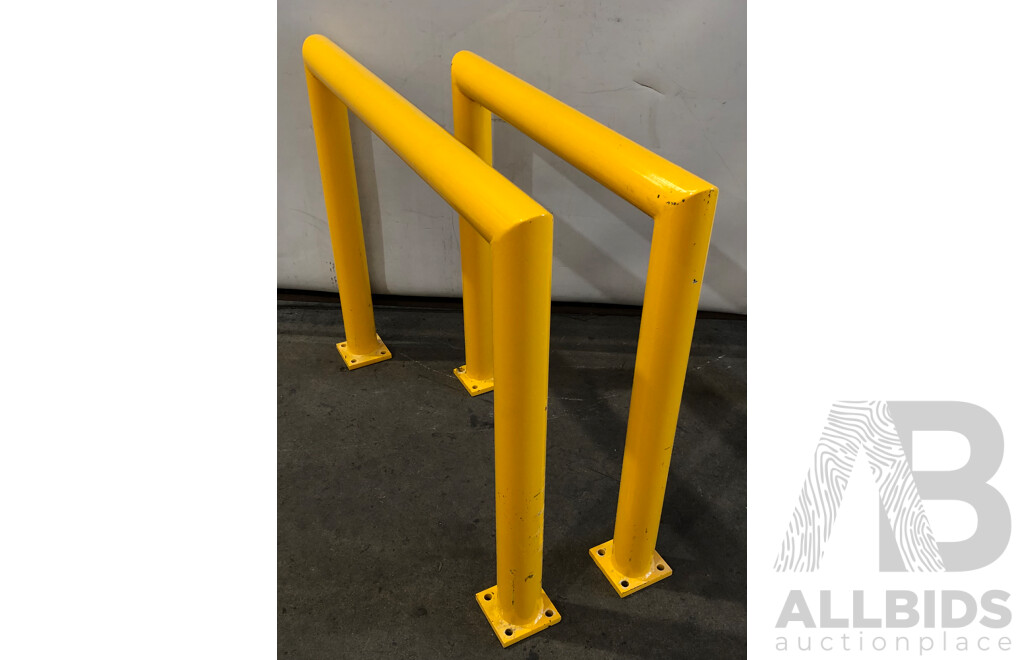 U Shaped Bollards - 920mm Tall - Lot of Two