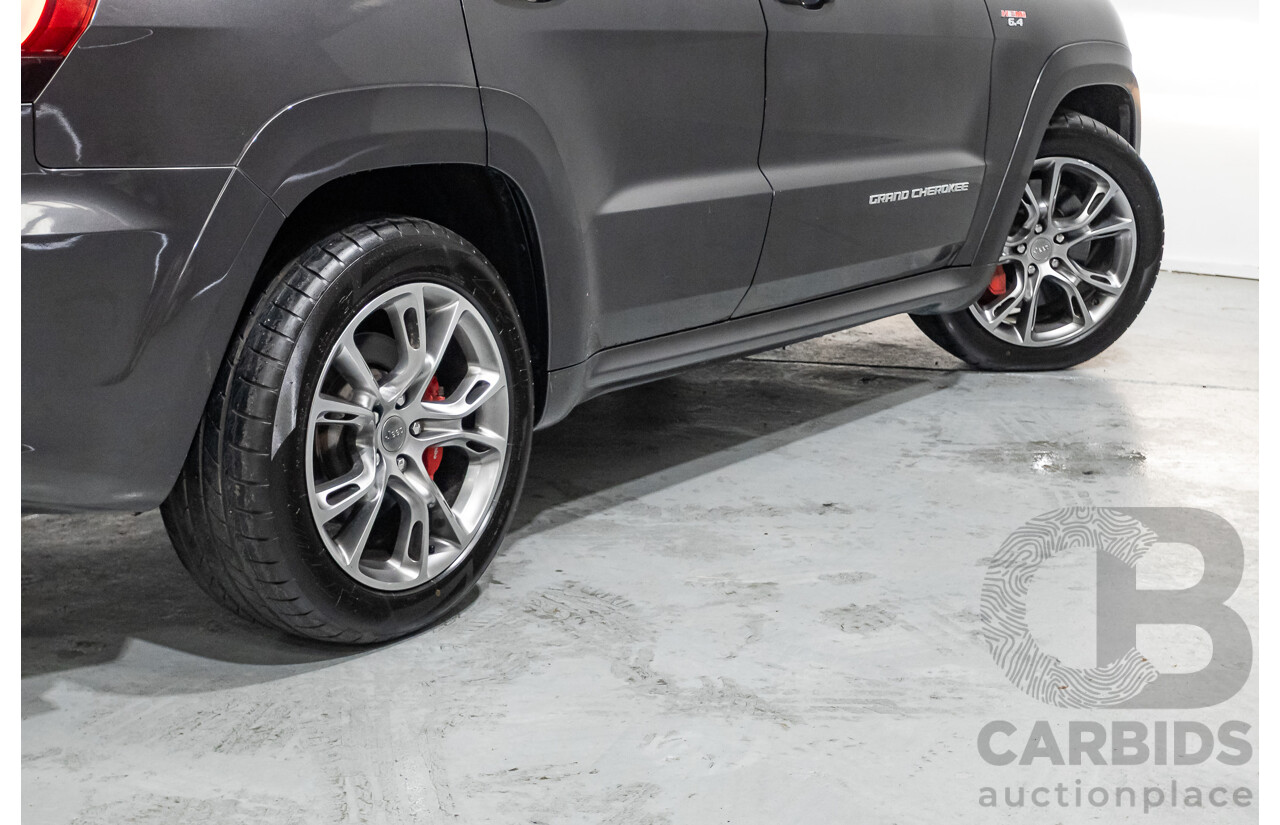 03/2014 Jeep Grand Cherokee SRT V8 (4WD) WK 4D Wagon Granite Crystal Metallic 6.4L