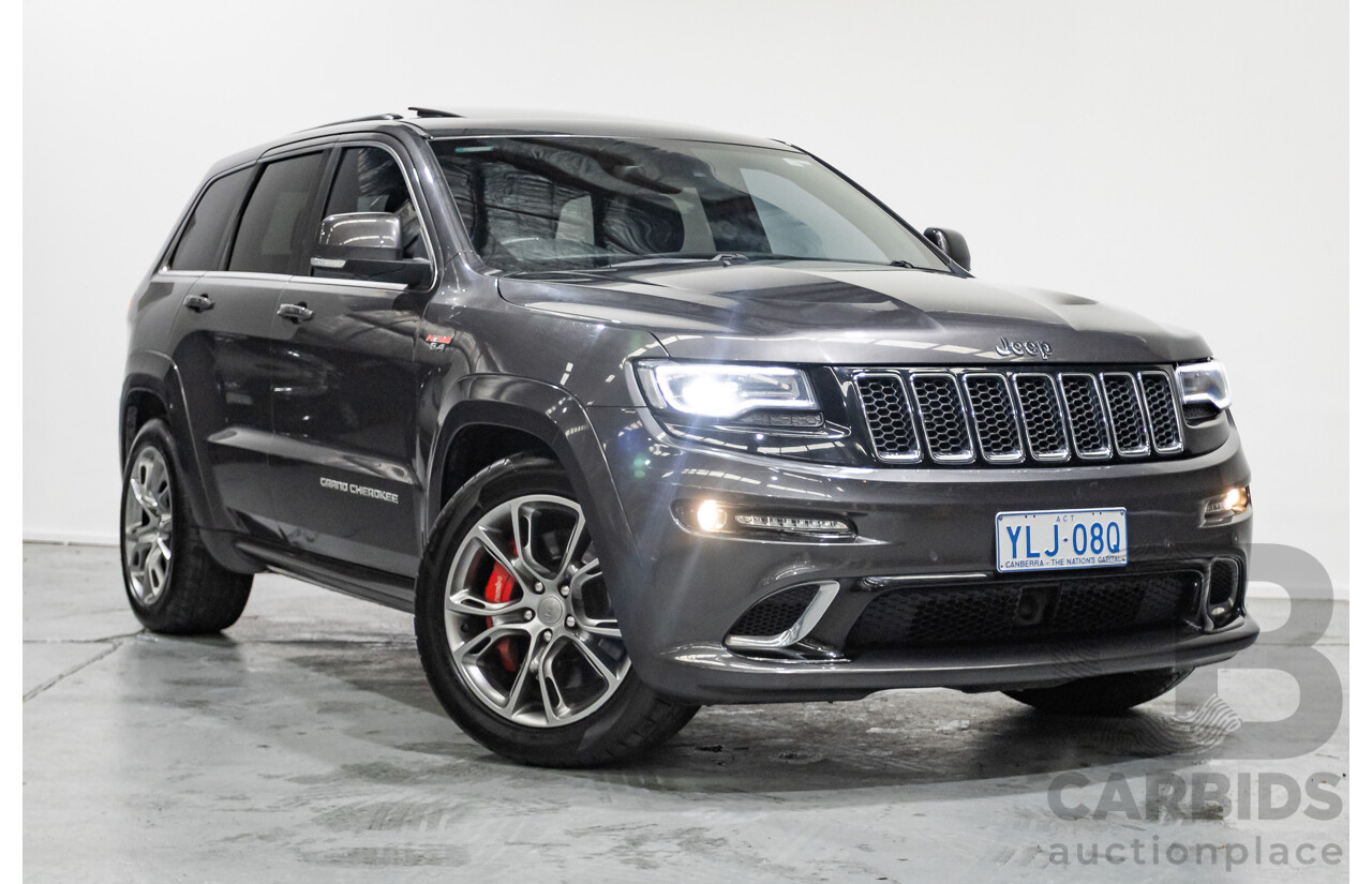 03/2014 Jeep Grand Cherokee SRT V8 (4WD) WK 4D Wagon Granite Crystal Metallic 6.4L