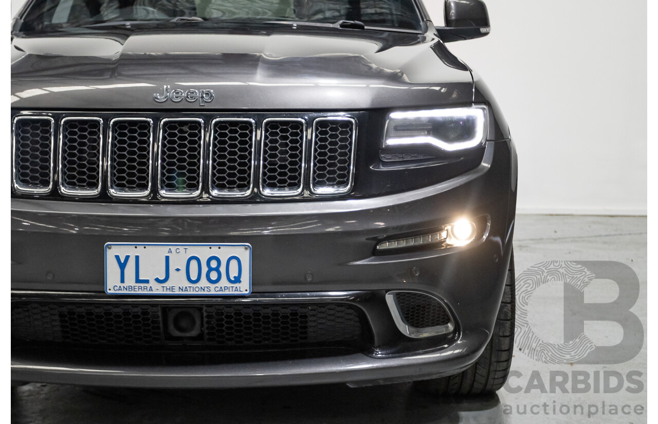 03/2014 Jeep Grand Cherokee SRT V8 (4WD) WK 4D Wagon Granite Crystal Metallic 6.4L