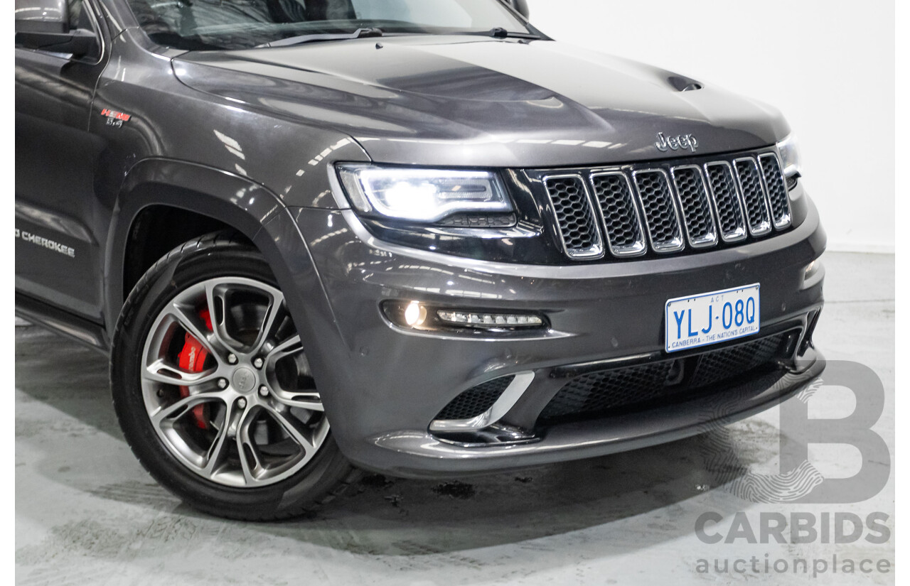 03/2014 Jeep Grand Cherokee SRT V8 (4WD) WK 4D Wagon Granite Crystal Metallic 6.4L