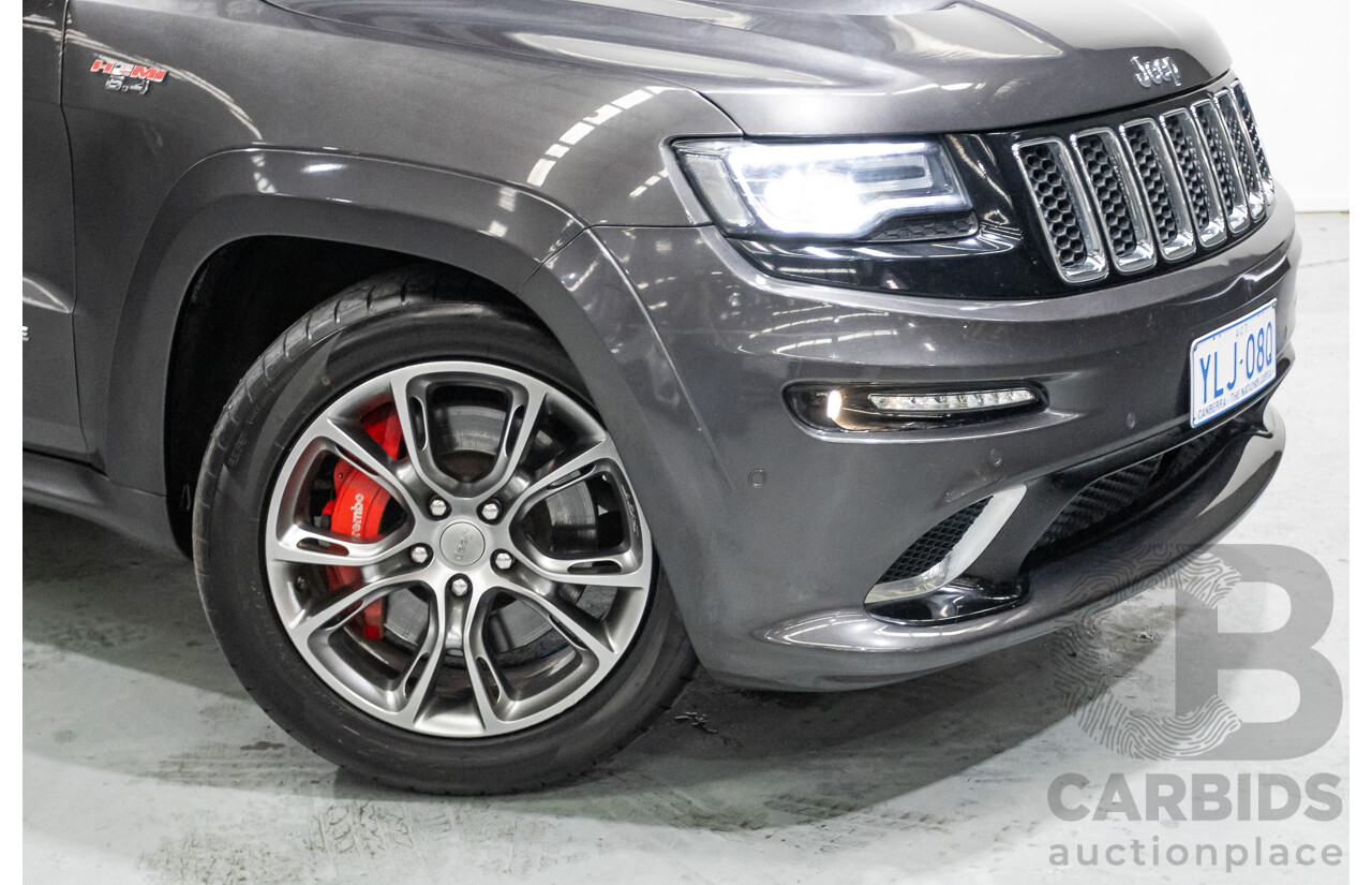 03/2014 Jeep Grand Cherokee SRT V8 (4WD) WK 4D Wagon Granite Crystal Metallic 6.4L