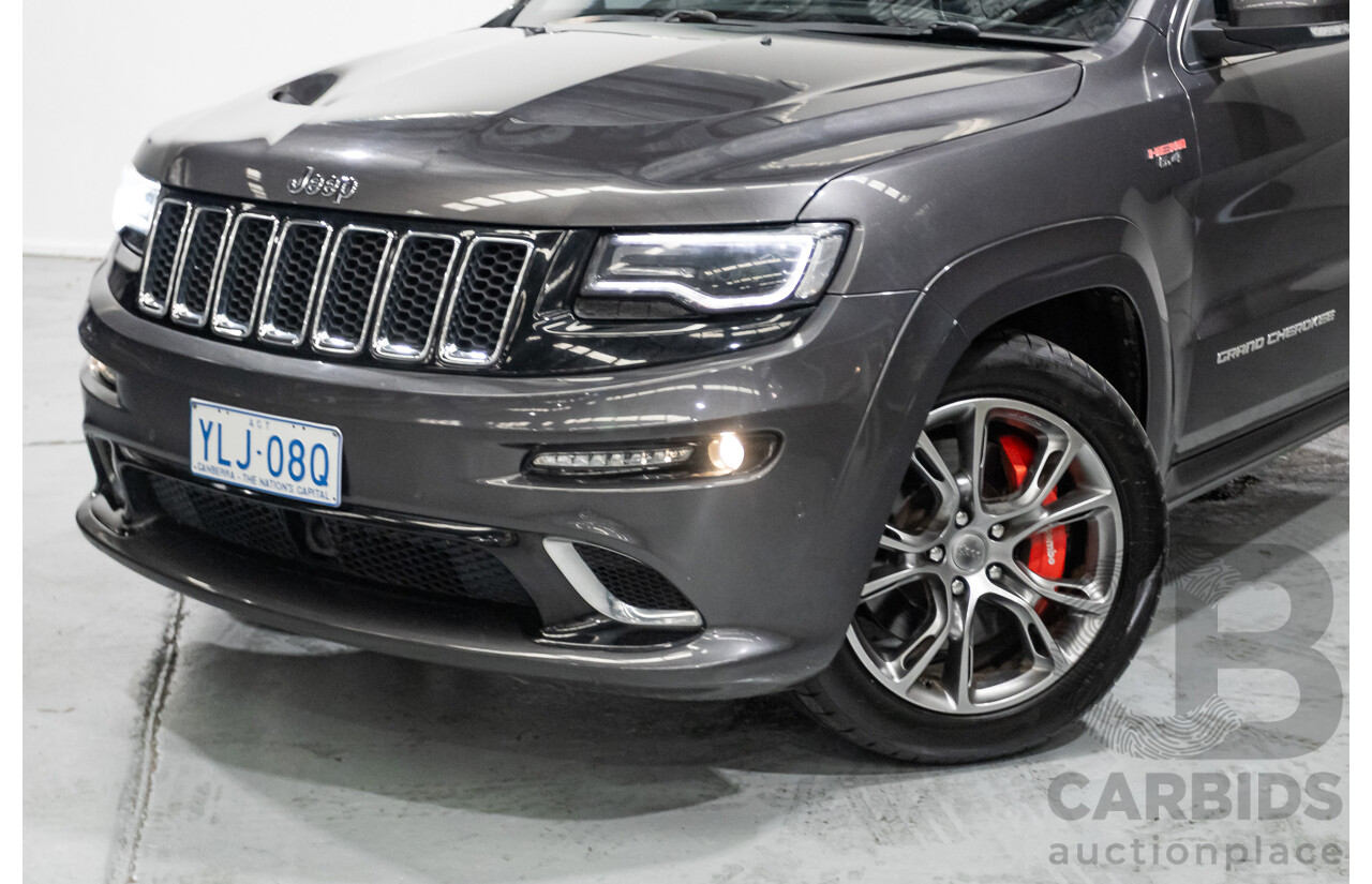 03/2014 Jeep Grand Cherokee SRT V8 (4WD) WK 4D Wagon Granite Crystal Metallic 6.4L