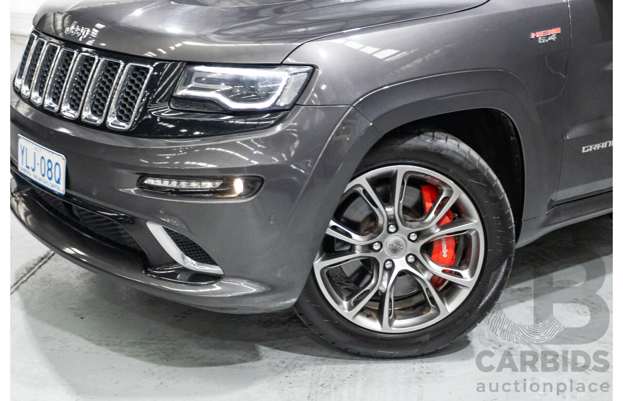 03/2014 Jeep Grand Cherokee SRT V8 (4WD) WK 4D Wagon Granite Crystal Metallic 6.4L