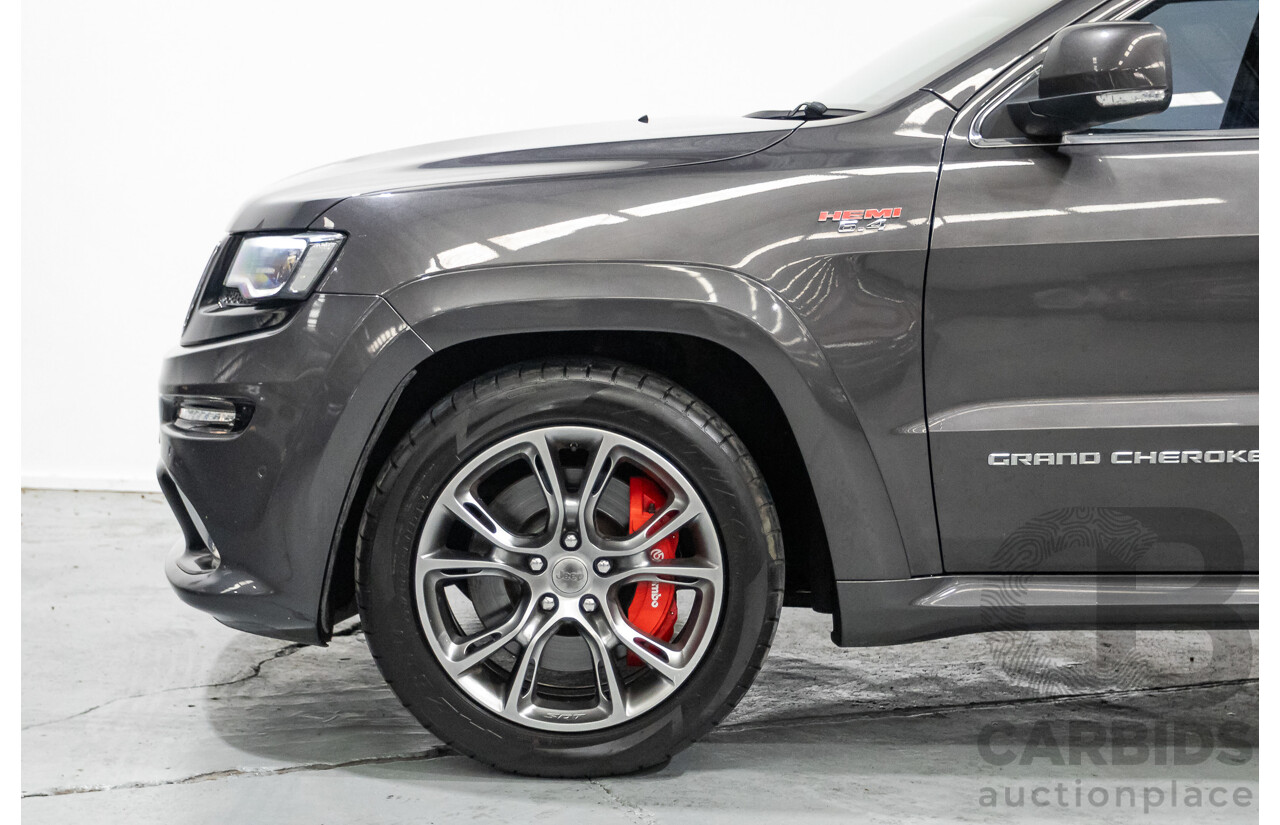 03/2014 Jeep Grand Cherokee SRT V8 (4WD) WK 4D Wagon Granite Crystal Metallic 6.4L