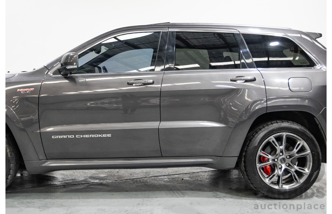 03/2014 Jeep Grand Cherokee SRT V8 (4WD) WK 4D Wagon Granite Crystal Metallic 6.4L
