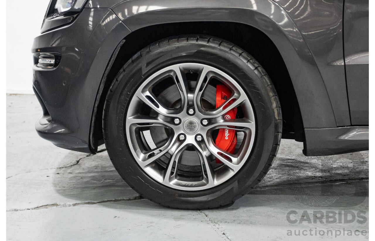 03/2014 Jeep Grand Cherokee SRT V8 (4WD) WK 4D Wagon Granite Crystal Metallic 6.4L