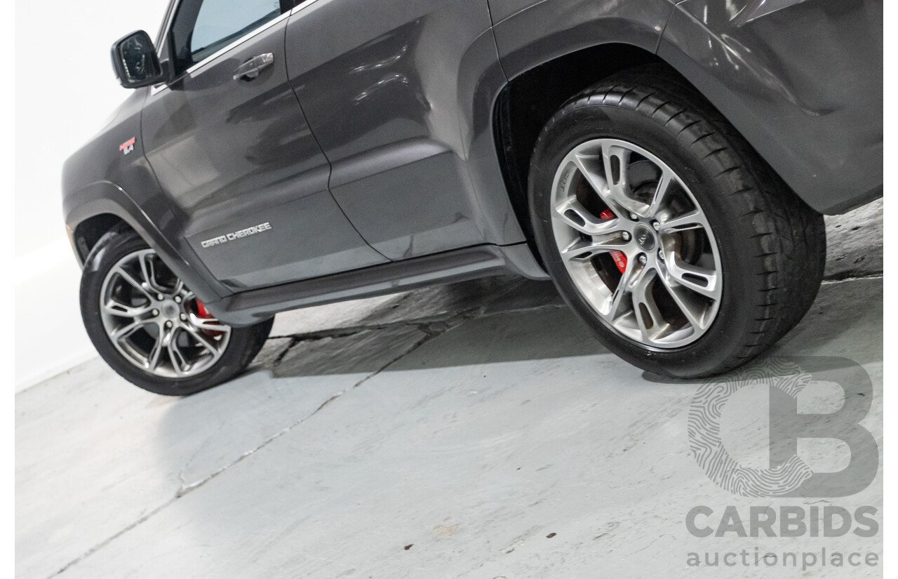 03/2014 Jeep Grand Cherokee SRT V8 (4WD) WK 4D Wagon Granite Crystal Metallic 6.4L