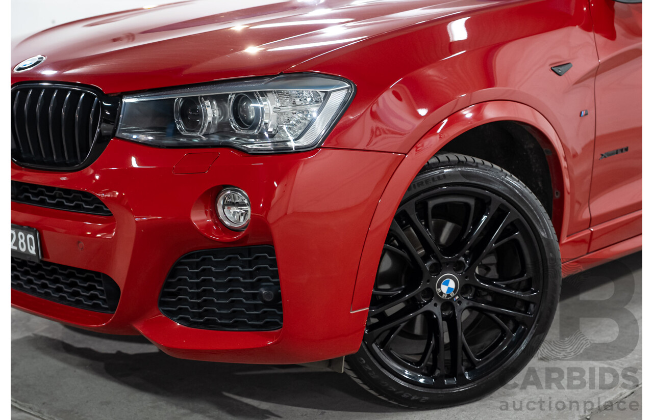 07/2018 BMW X4 xDrive 20i (AWD) F26 MY16 5d Coupe Red 2.0L