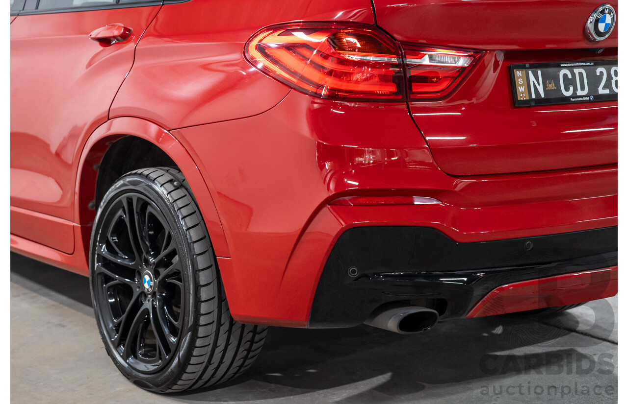 07/2018 BMW X4 xDrive 20i (AWD) F26 MY16 5d Coupe Red 2.0L