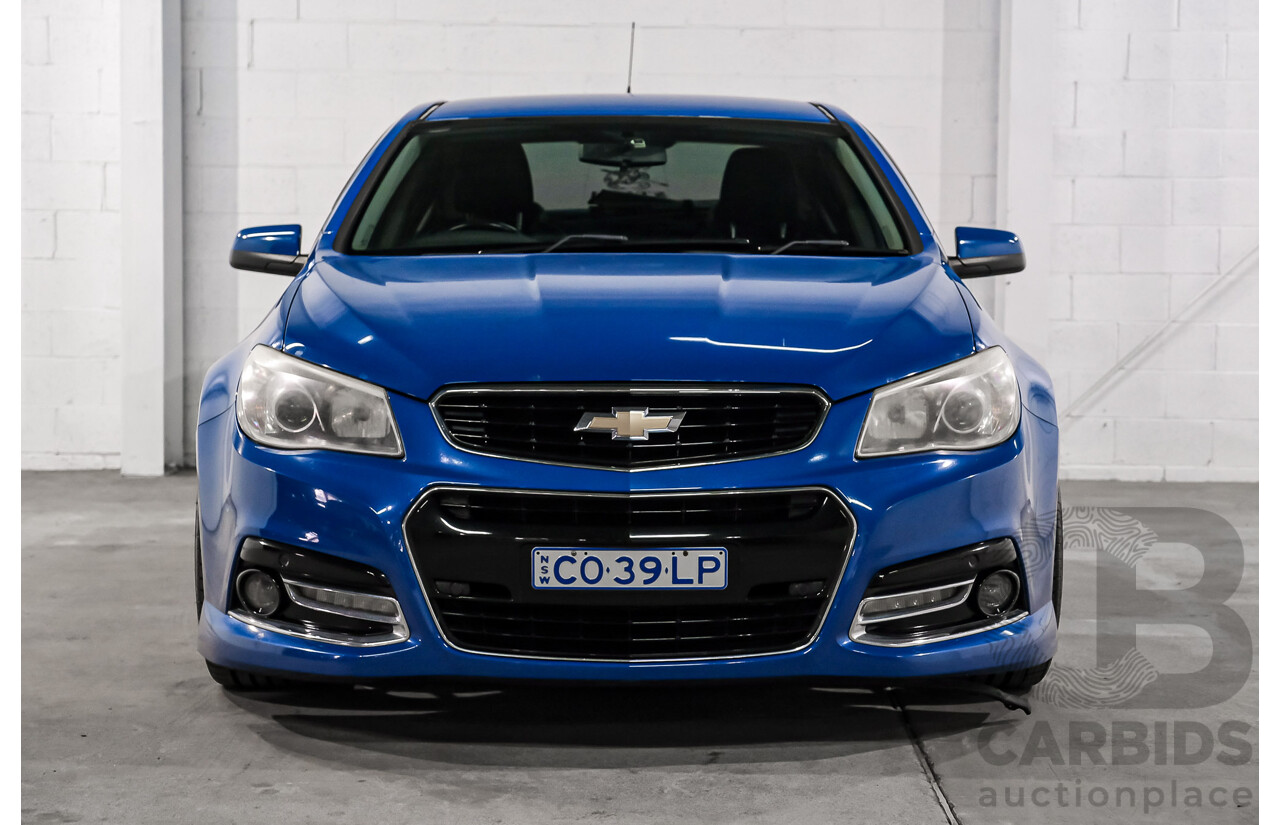 05/2014 Holden Commodore SV6 Storm (RWD) VF 4d Sedan Blue V6 3.6L