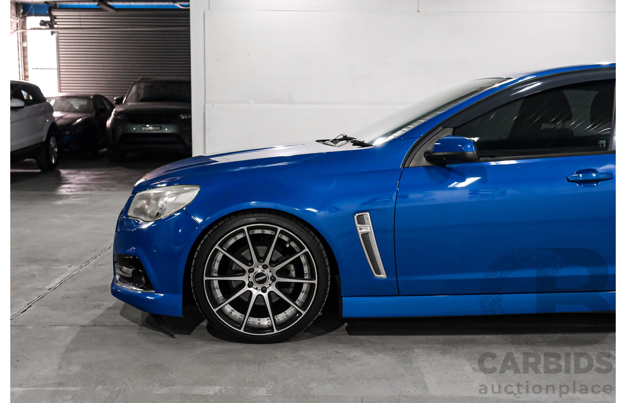 05/2014 Holden Commodore SV6 Storm (RWD) VF 4d Sedan Blue V6 3.6L