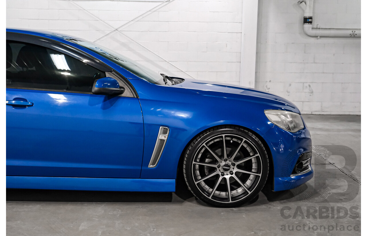 05/2014 Holden Commodore SV6 Storm (RWD) VF 4d Sedan Blue V6 3.6L