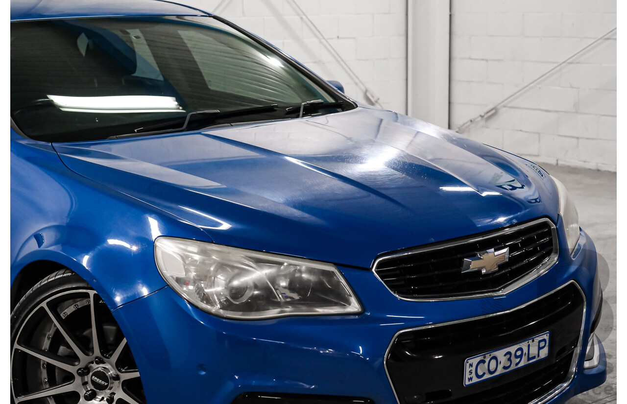 05/2014 Holden Commodore SV6 Storm (RWD) VF 4d Sedan Blue V6 3.6L