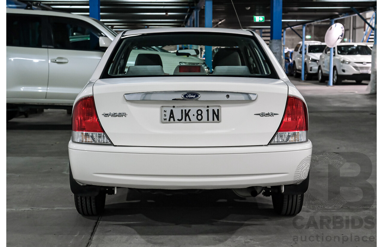 11/2000 Ford Laser GLXi KN 4d Sedan White 1.8L