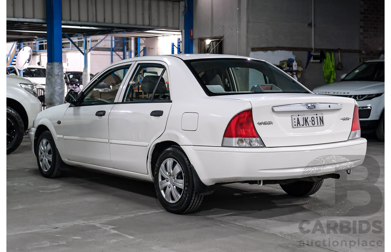 11/2000 Ford Laser GLXi KN 4d Sedan White 1.8L