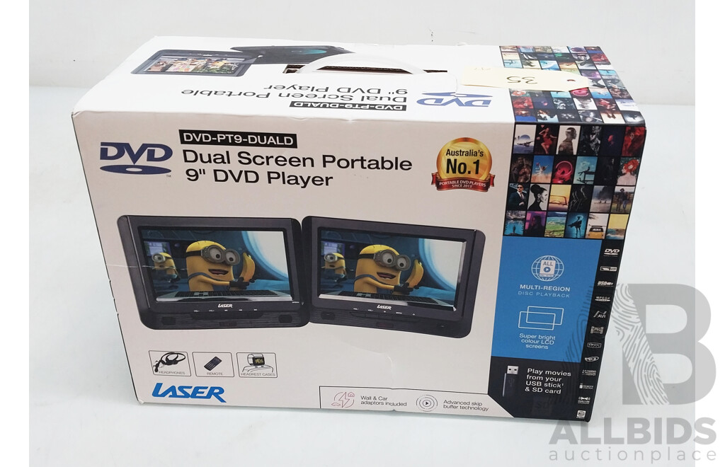 Laser Dual Screen Portable 9