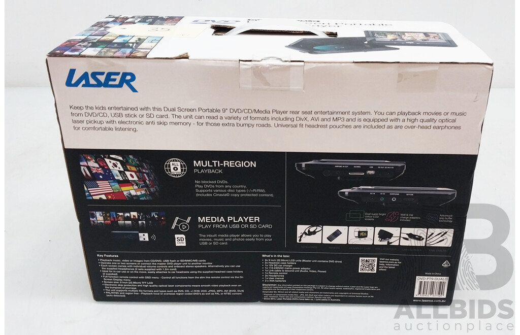 Laser Dual Screen Portable 9