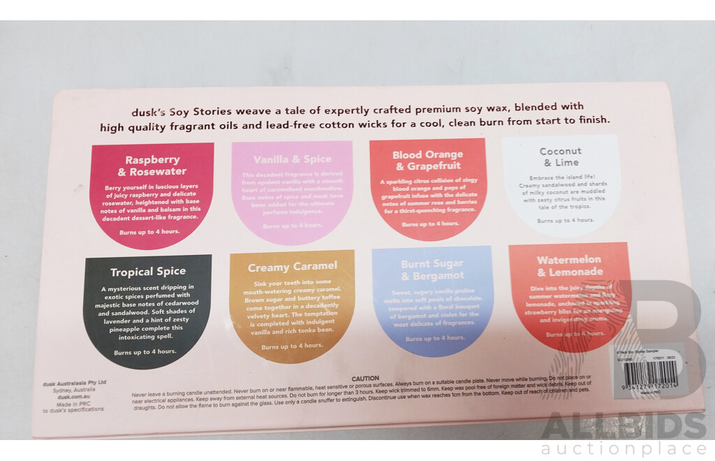 Dusk Soy Candle Sampler Set