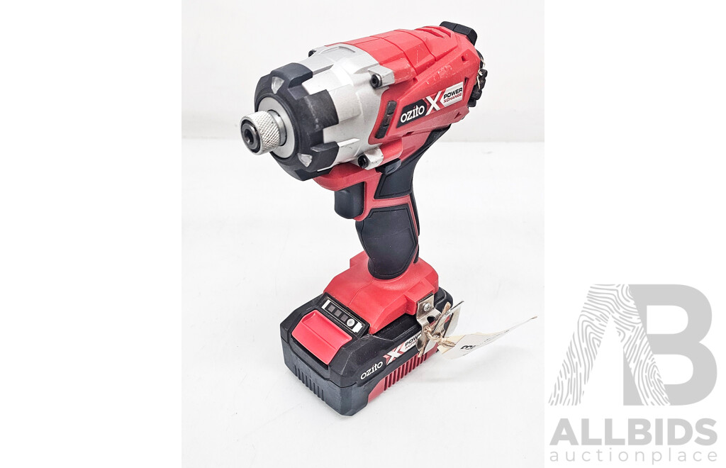 Ozito (PXIDS-300) Impact Drill W/ Battery