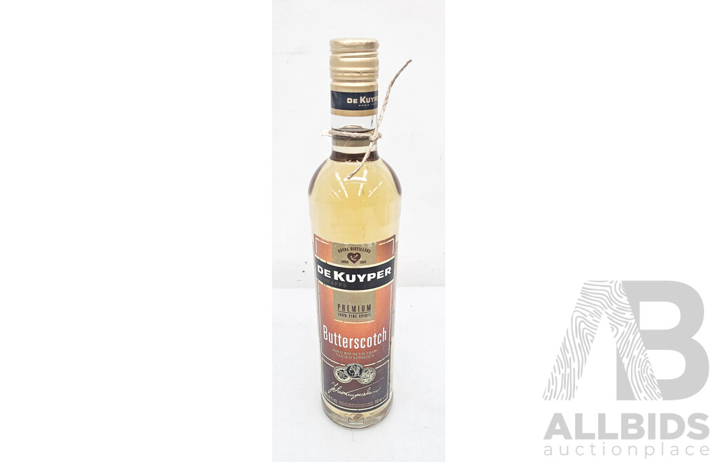 700ml Bottle of De Kuyper Butterscotch Schnapps Spirit