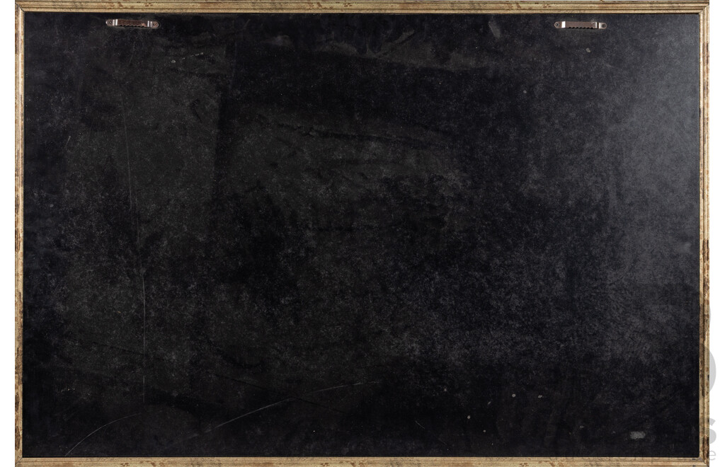 Artist Unknown (20th Century), Villa Gardens by Fleur De Lis Living, Canvas Print of Original Acrylic on Canvas, 62H x 93W cm (frame)