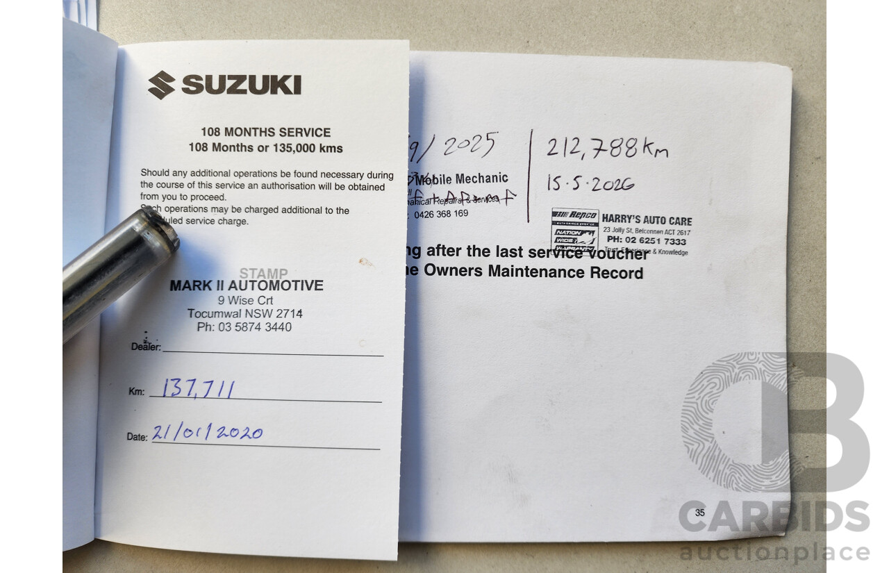 07/2010 Suzuki Swift  EZ 07 UPDATE 5d Hatchback Blue 1.5L