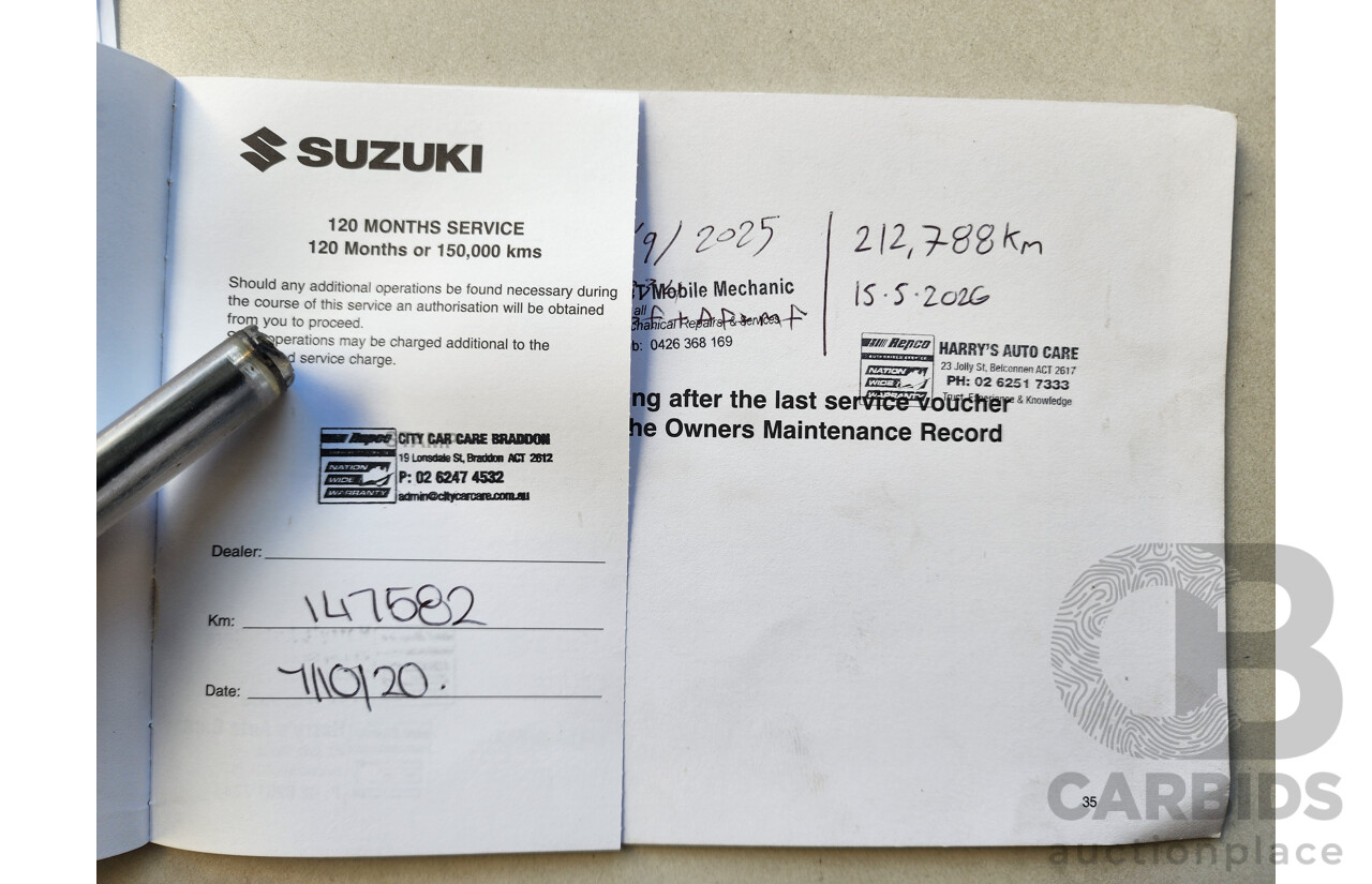 07/2010 Suzuki Swift  EZ 07 UPDATE 5d Hatchback Blue 1.5L