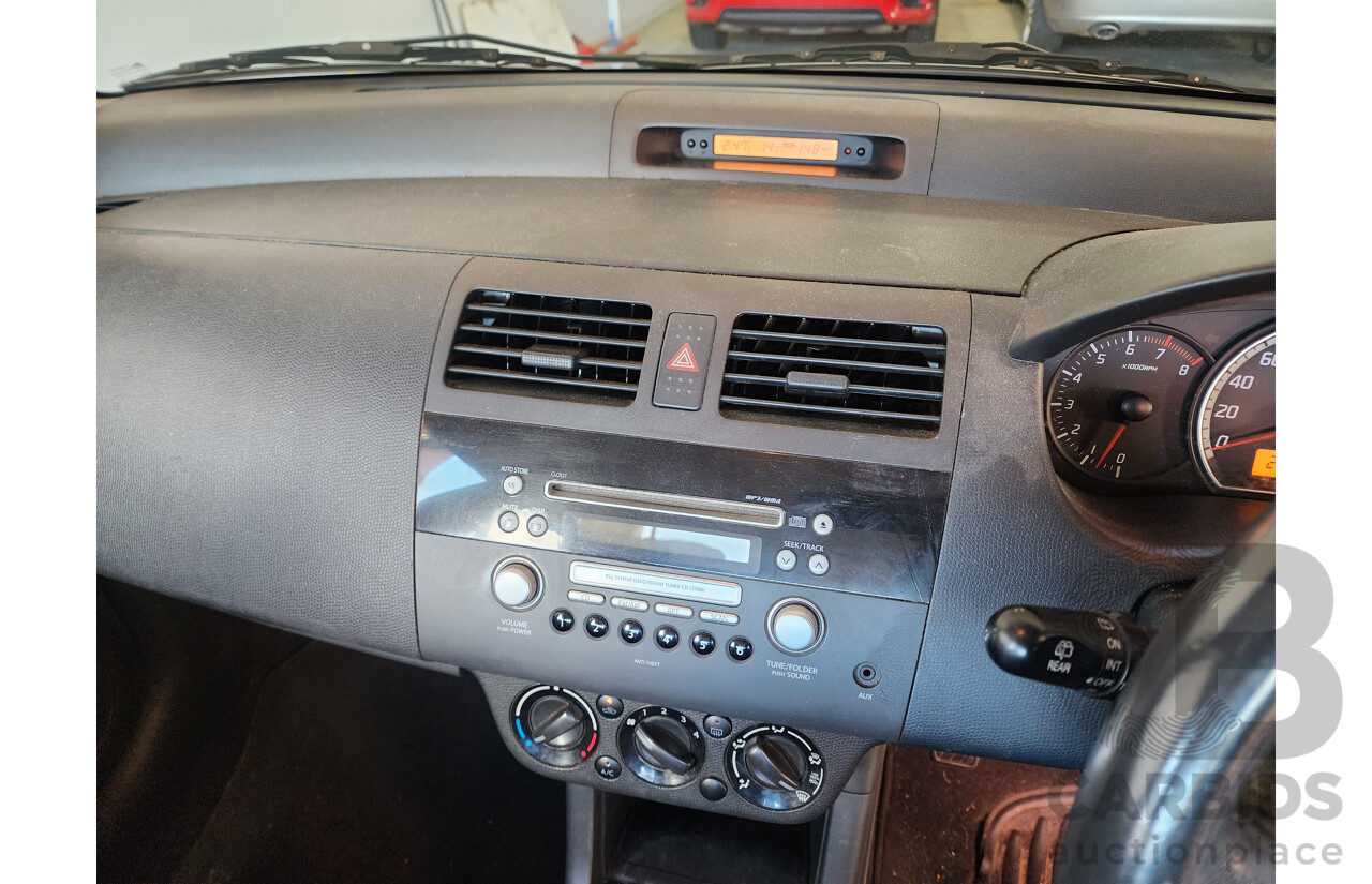 07/2010 Suzuki Swift  EZ 07 UPDATE 5d Hatchback Blue 1.5L