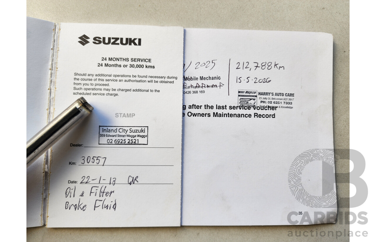 07/2010 Suzuki Swift  EZ 07 UPDATE 5d Hatchback Blue 1.5L