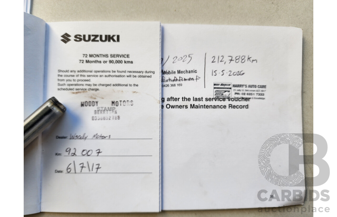 07/2010 Suzuki Swift  EZ 07 UPDATE 5d Hatchback Blue 1.5L