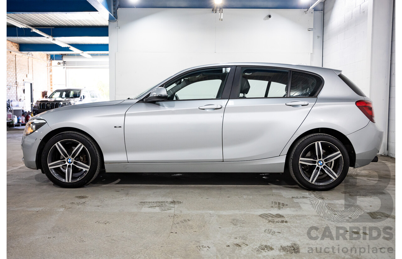 10/2014 BMW 116i Sport Line F20 MY13 5D Hatchback Glacier Silver Metallic Turbo 1.6L