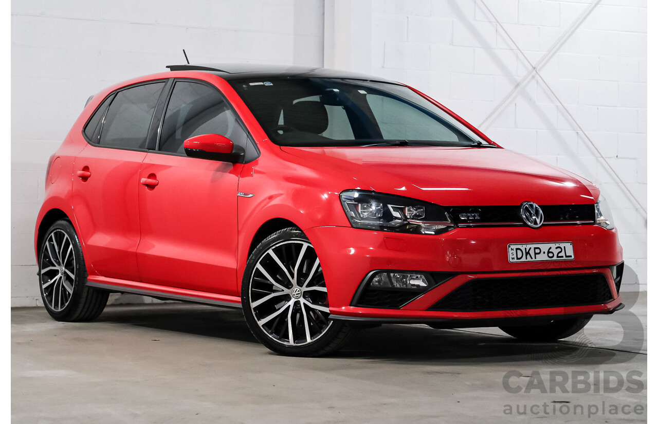 07/2016 Volkswagen Polo GTI 6R MY16 5D Hatchback Flash Red Turbo 1.8L