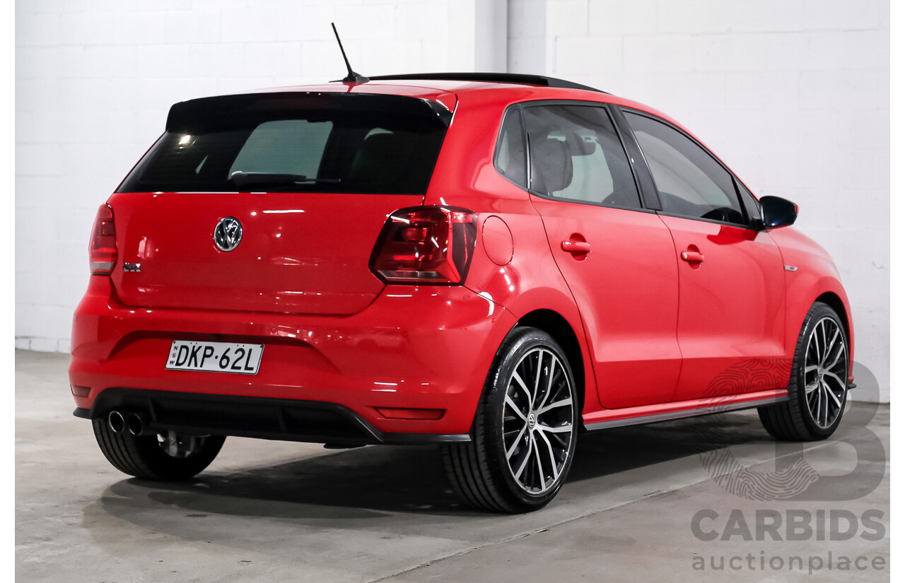 07/2016 Volkswagen Polo GTI 6R MY16 5D Hatchback Flash Red Turbo 1.8L