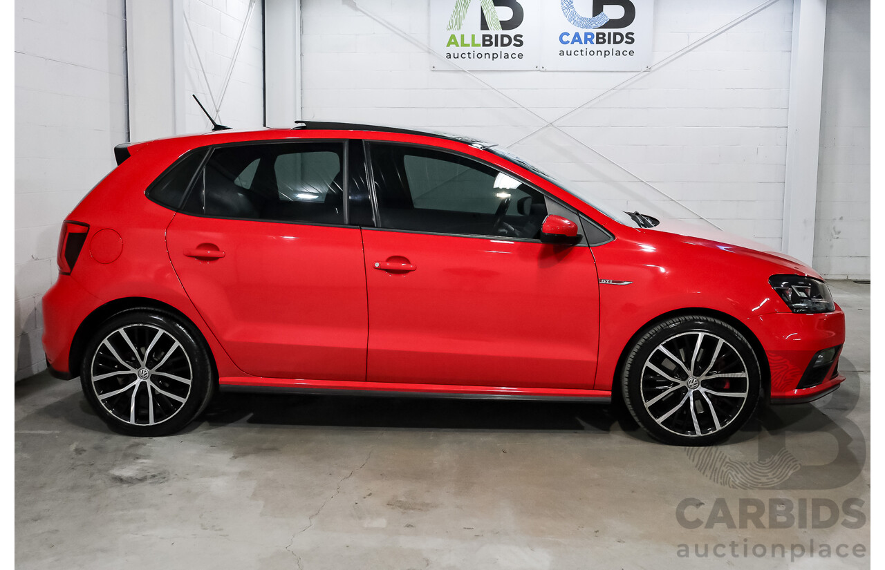 07/2016 Volkswagen Polo GTI 6R MY16 5D Hatchback Flash Red Turbo 1.8L