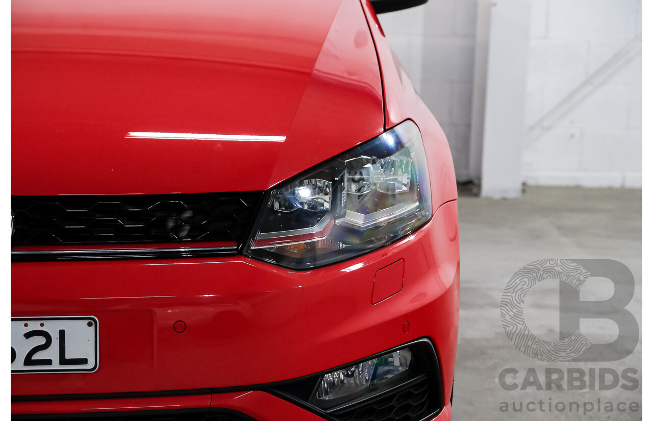 07/2016 Volkswagen Polo GTI 6R MY16 5D Hatchback Flash Red Turbo 1.8L