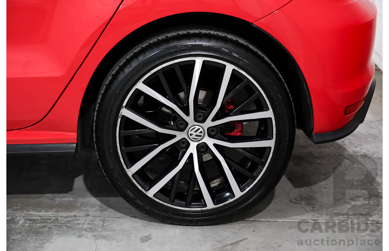 07/2016 Volkswagen Polo GTI 6R MY16 5D Hatchback Flash Red Turbo 1.8L