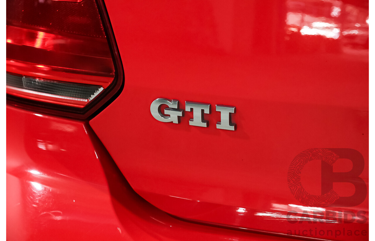 07/2016 Volkswagen Polo GTI 6R MY16 5D Hatchback Flash Red Turbo 1.8L