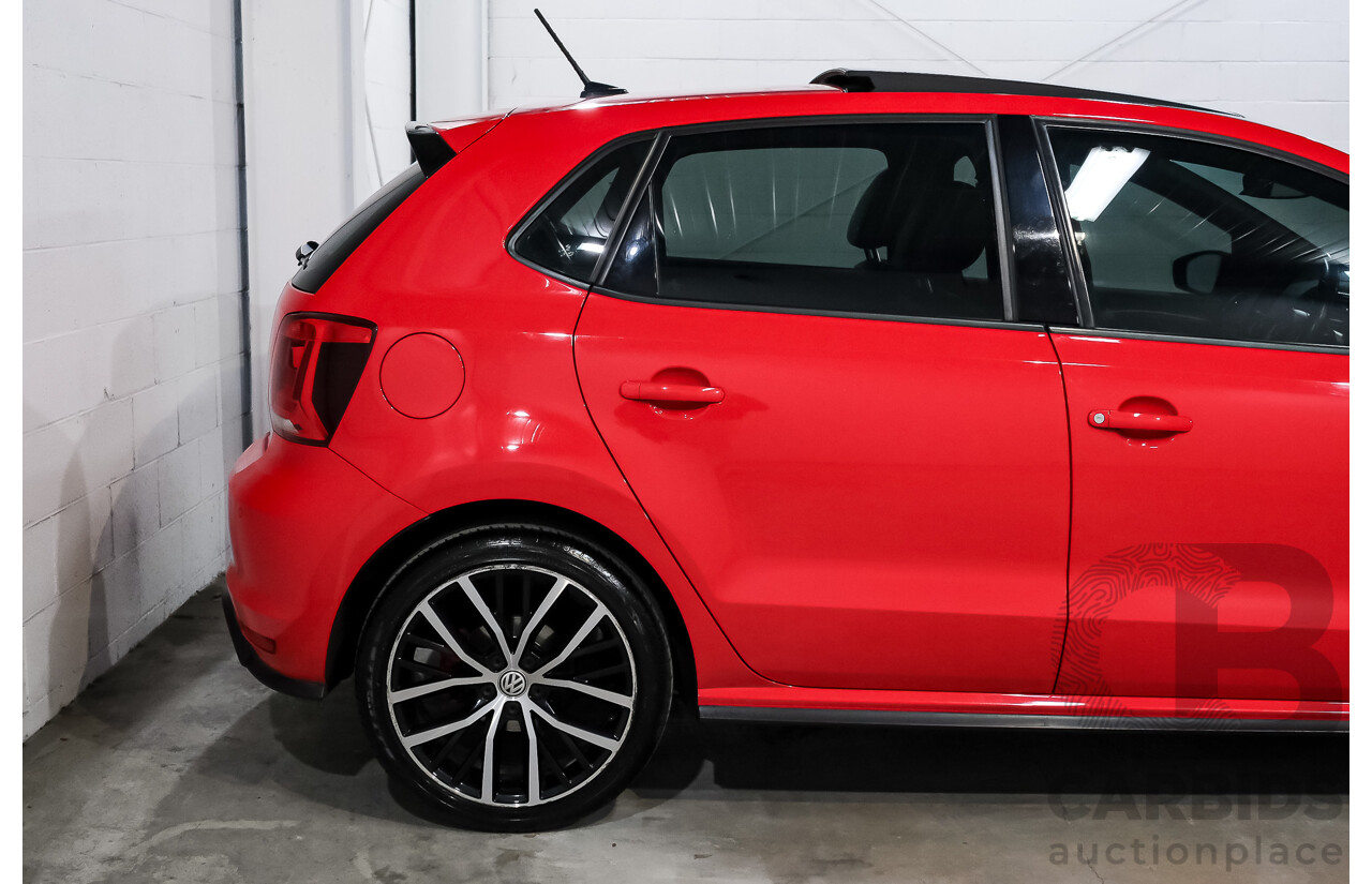 07/2016 Volkswagen Polo GTI 6R MY16 5D Hatchback Flash Red Turbo 1.8L