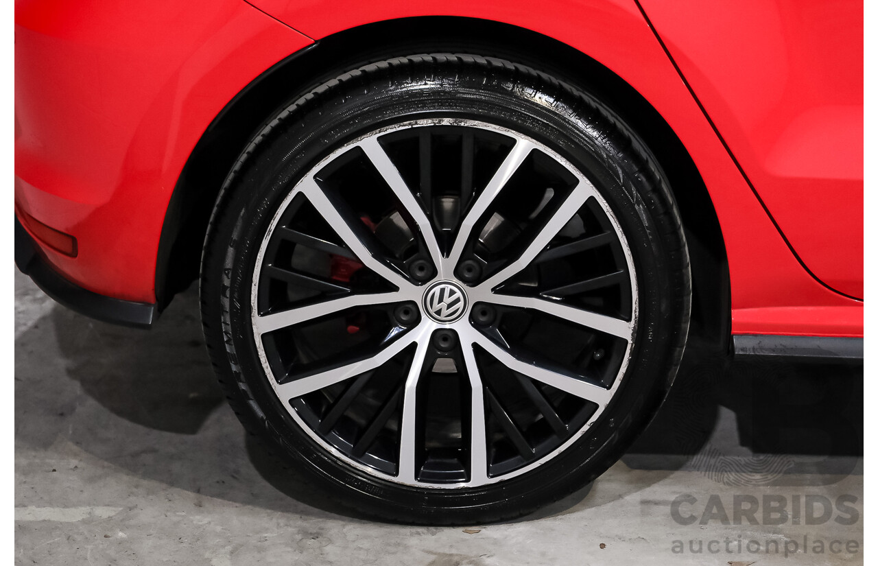 07/2016 Volkswagen Polo GTI 6R MY16 5D Hatchback Flash Red Turbo 1.8L