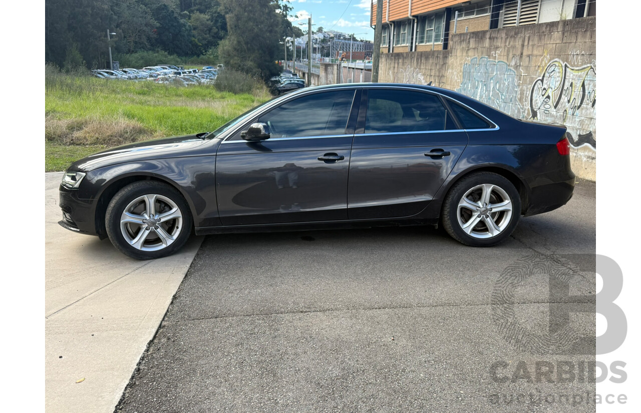 07/2012 Audi A4 2.0 TDI FWD B8 (8K) MY13 4D Sedan Lava Gray Pearlescent Turbo Diesel 2.0L