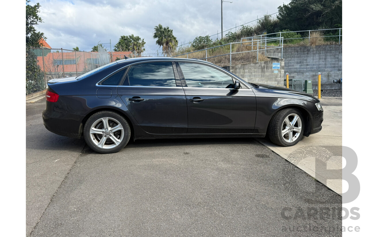 07/2012 Audi A4 2.0 TDI FWD B8 (8K) MY13 4D Sedan Lava Gray Pearlescent Turbo Diesel 2.0L