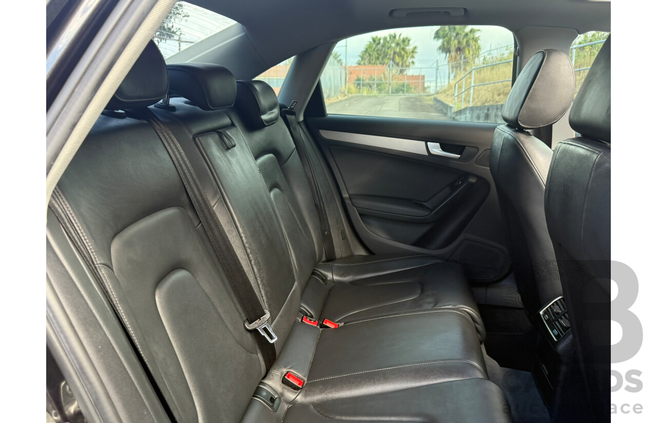 07/2012 Audi A4 2.0 TDI FWD B8 (8K) MY13 4D Sedan Lava Gray Pearlescent Turbo Diesel 2.0L