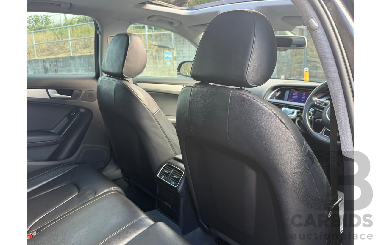 07/2012 Audi A4 2.0 TDI FWD B8 (8K) MY13 4D Sedan Lava Gray Pearlescent Turbo Diesel 2.0L