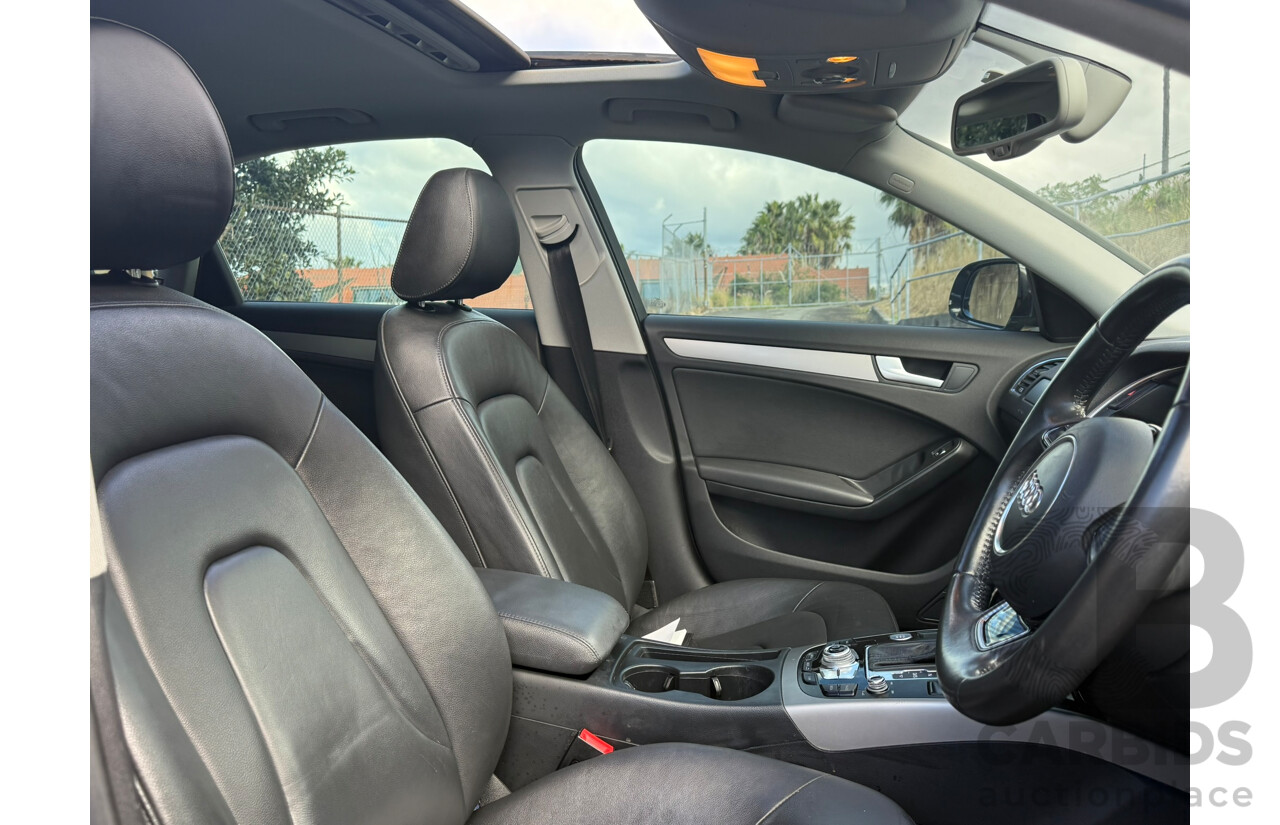07/2012 Audi A4 2.0 TDI FWD B8 (8K) MY13 4D Sedan Lava Gray Pearlescent Turbo Diesel 2.0L