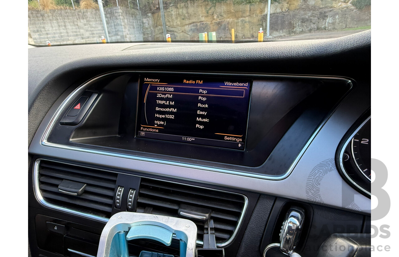 07/2012 Audi A4 2.0 TDI FWD B8 (8K) MY13 4D Sedan Lava Gray Pearlescent Turbo Diesel 2.0L