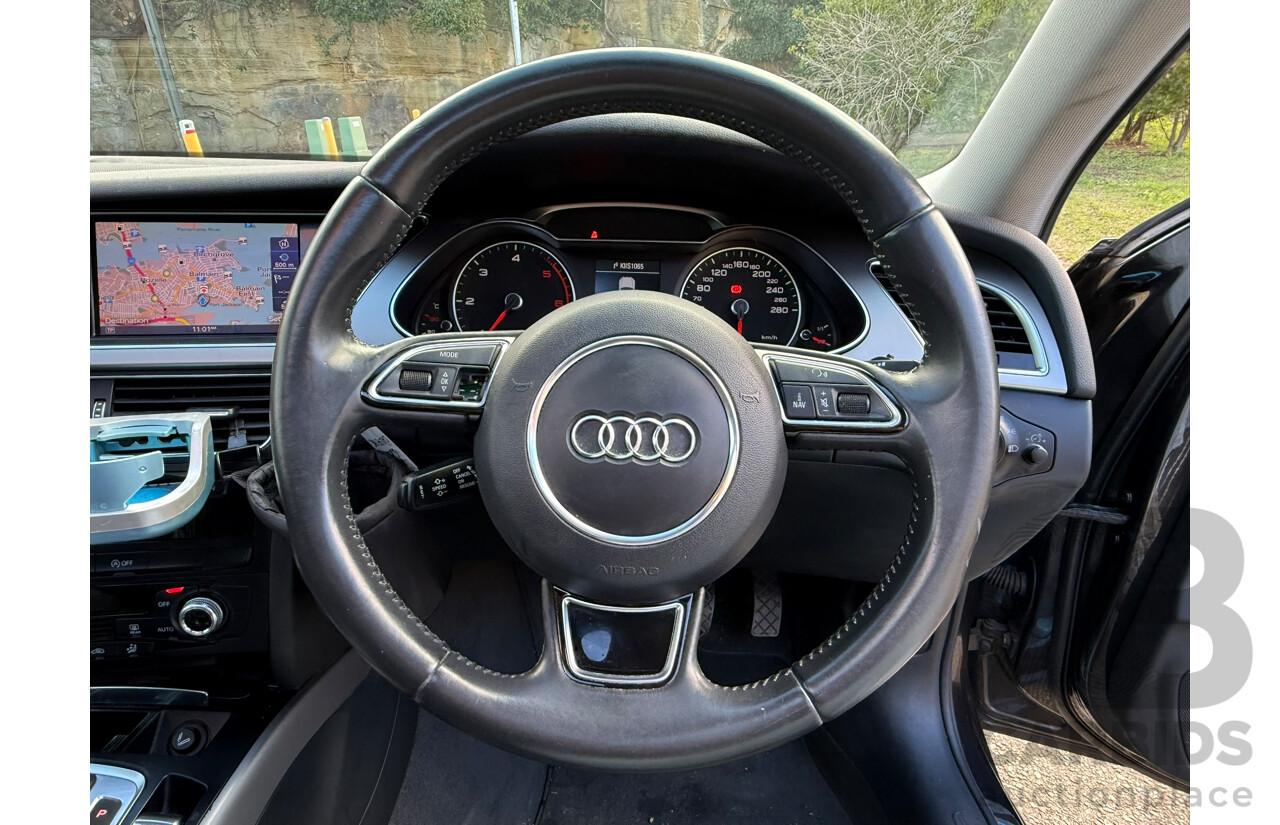 07/2012 Audi A4 2.0 TDI FWD B8 (8K) MY13 4D Sedan Lava Gray Pearlescent Turbo Diesel 2.0L