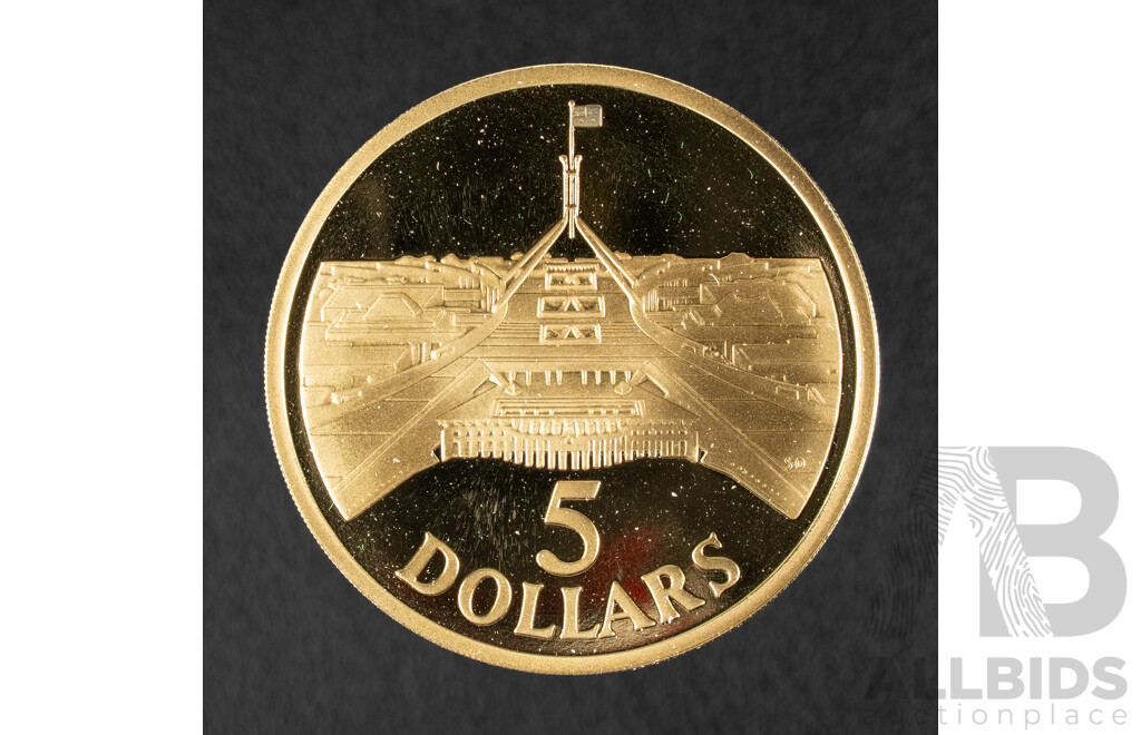 Australian 1988 Five Dollar coin, Bicentenial 